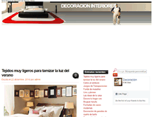 Tablet Screenshot of decoracion-interiores.net